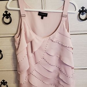 Beautiful Flowy Tiered Tank. Soft Rose. So pretty and feminine.